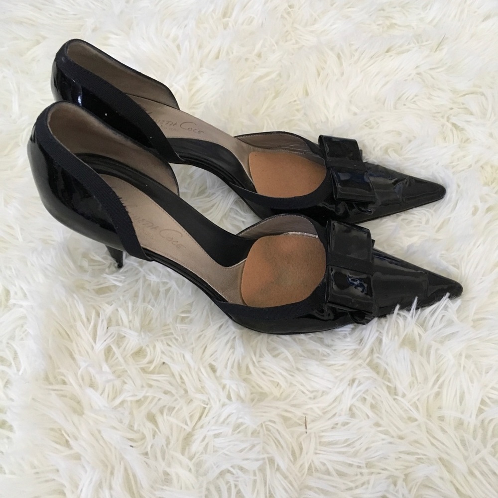Kenneth Cole Heels With Bow Size 9 Made in Italy